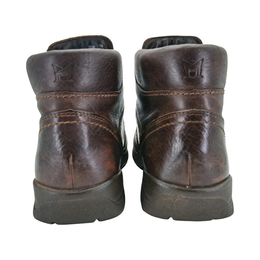 Mephisto Boots Mens Size 10.5 Brown Leather Chukka Ankle Comfort Soft-Air Boots
